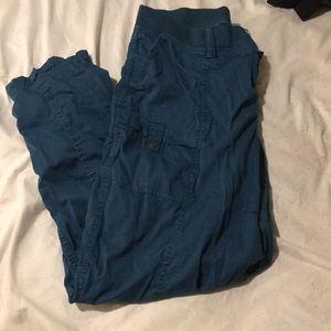 Blue cargo capris